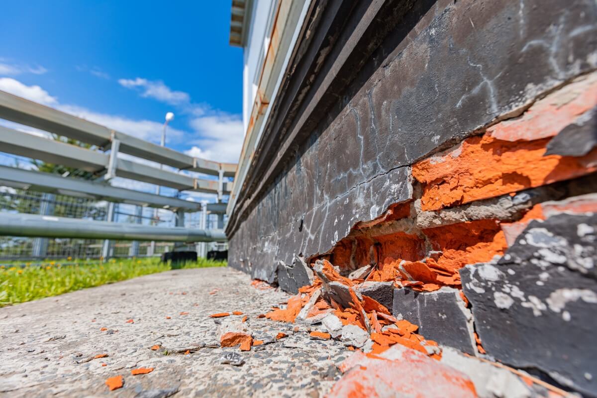 Iniekcja krystaliczna stosowana do wzmocnienia betonu
